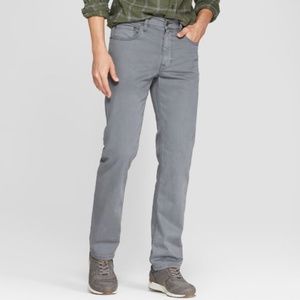 NWT Goodfellow 32WX30L Gray Slim Straight Pants